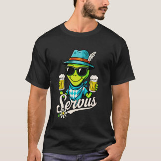 Servus Wiesn Gaudi u2013 Rolig Oktoberfest Öl Kläd T Shirt