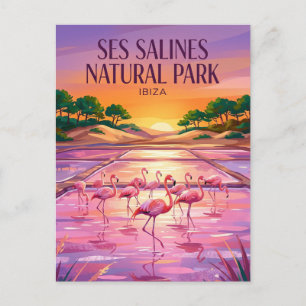 Ses Salines naturpark Spanien Vykort