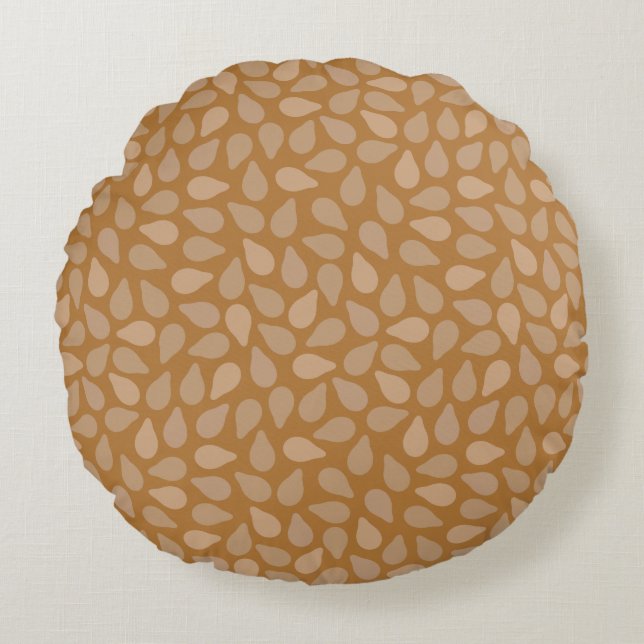 Sesame Boll Rund Kudde (Framsidan)