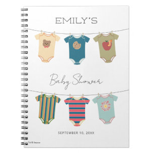 Sesame Pals Bodywear Baby Shower Anteckningsbok