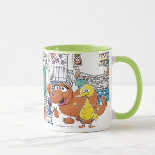 Sesame Pals Doodley-grafik Mugg