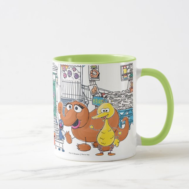 Sesame Pals Doodley-grafik Mugg (Höger)