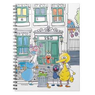 Sesame Pals Doodley Graphic Anteckningsbok