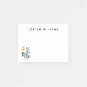 Sesame Pals Doodley Graphic Post-it Block