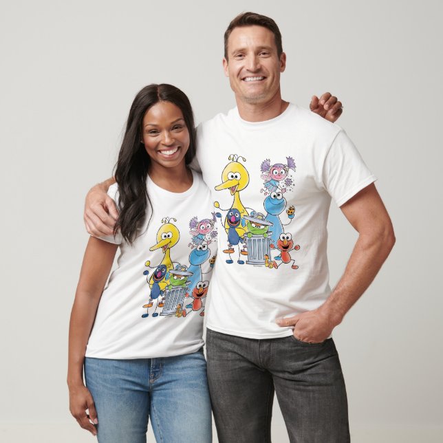 Sesame Pals Doodley Graphic T Shirt (Unisex)