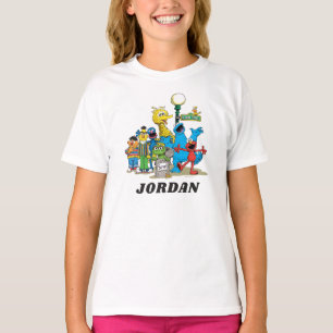 Sesame Pals Personligt namn T Shirt
