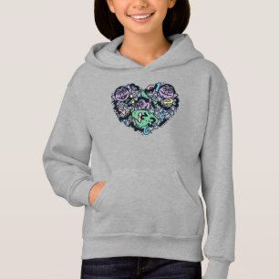 Sesame Sesame   Count von Count Doodle Heart T Shirt