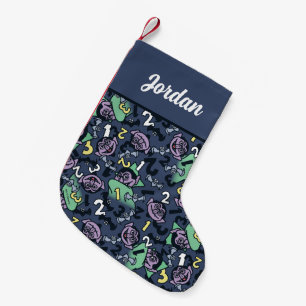 Sesame Sesame Count von Count Doodle Mönster Liten Julstrumpa