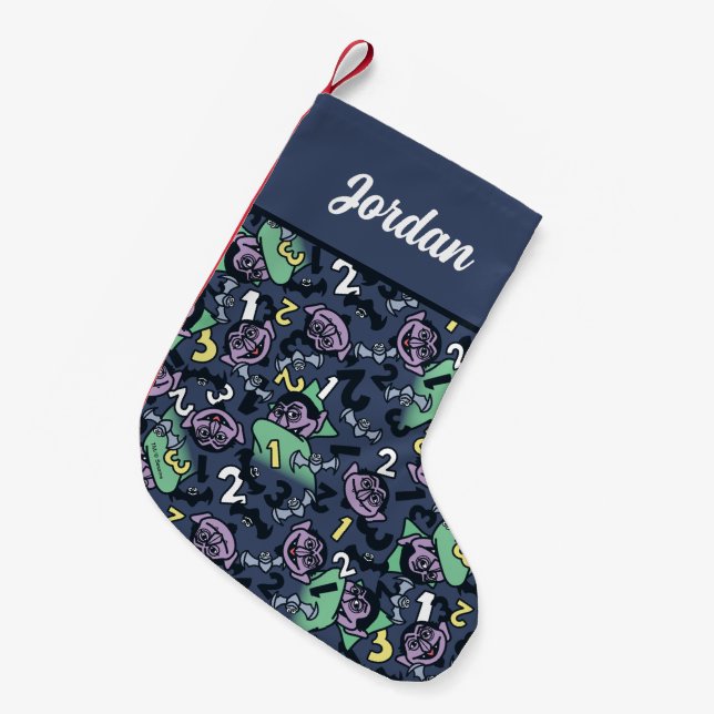 Sesame Sesame | Count von Count Doodle Mönster Liten Julstrumpa (Framsidan (Hängande))