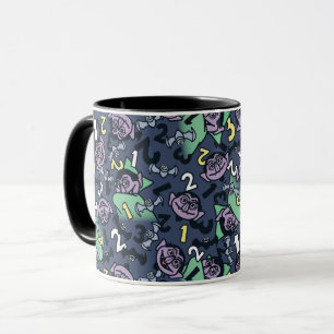 Sesame Sesame Count von Count Doodle Mönster Mugg