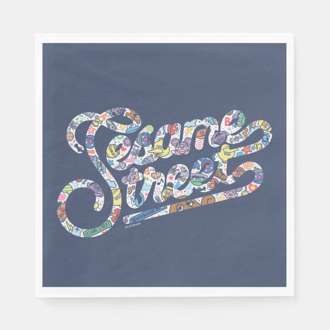 Sesame Sesame | Dörrens Logotyp Pappersservett (Framsidan)