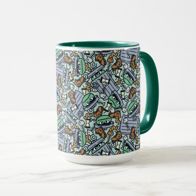 Sesame Sesame | Oscar Mönster i Grouch Mugg (Framsida höger)