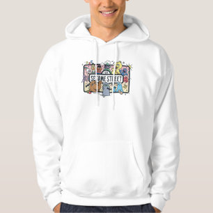 Sesame Sesame Sesame Pals Doodle-skylt Hoodie