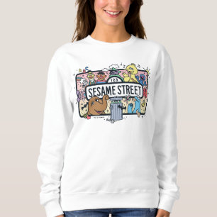 Sesame Sesame Sesame Pals Doodle-skylt T Shirt