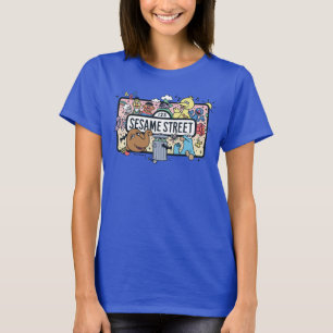 Sesame Sesame   Sesame Pals Doodle-skylt T Shirt