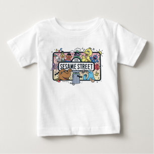Sesame Sesame   Sesame Pals Doodle-skylt T Shirt