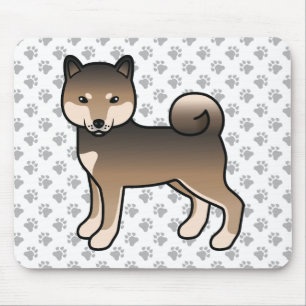 Sesame Shiba Inu Serieteckning Hund & Tassar Musmatta