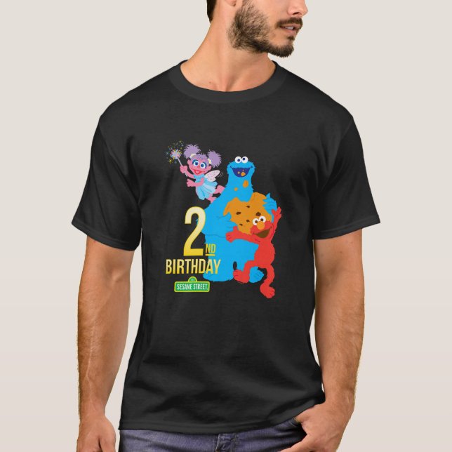 Sesame Street 2:a födelsedagspremien T Shirt (Framsida)