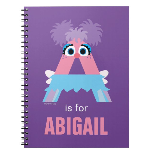 Sesame Street | A är för Abby Anteckningsbok (Framsidan)