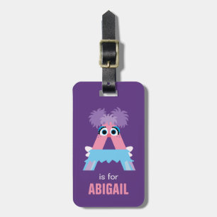 Sesame Street   A är för Abby Bagagebricka