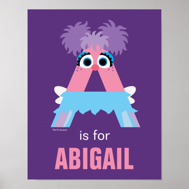 Sesame Street | A är för Abby Poster (Framsidan)