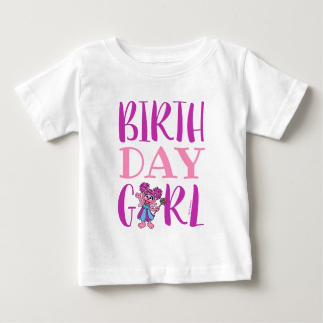 Sesame Street | Abby - Birthday Girl T Shirt (Framsida)