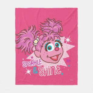 Sesame Street Abby Cadabby - Gnistra & Shine Fleecefilt