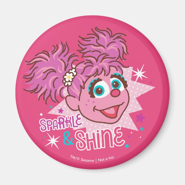 Sesame Street | Abby Cadabby - Gnistra & Shine Magnet (Framsidan)