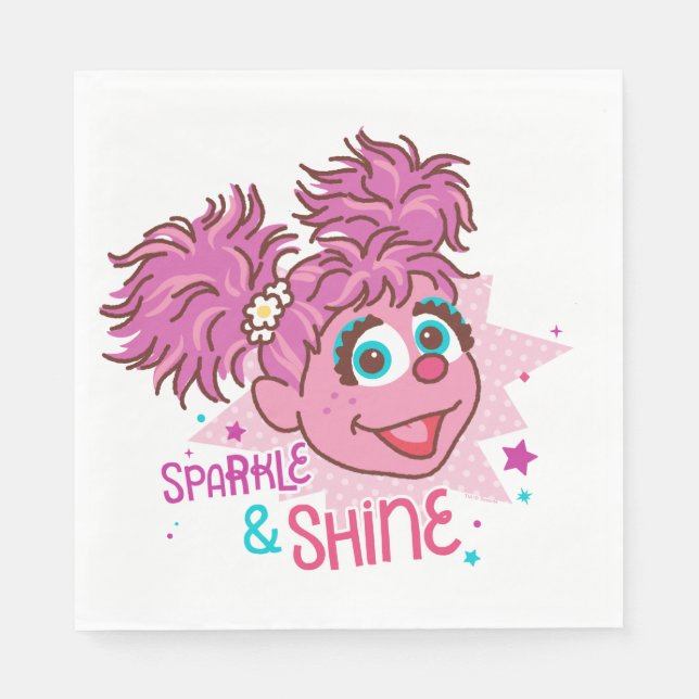 Sesame Street | Abby Cadabby - Gnistra & Shine Pappersservett (Framsidan)
