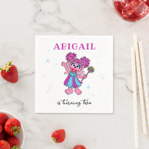 Sesame Street Abby Cadabby Gnistrande Födelsedag Pappersservett