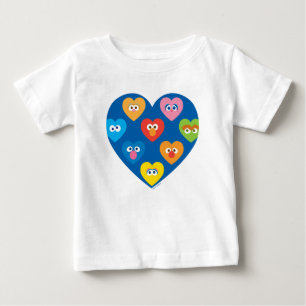 Sesame Street Alla hjärtans dag-hjärtrytm T Shirt