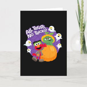 Sesame Street Alla tricks, inga godsaker! Helgkort