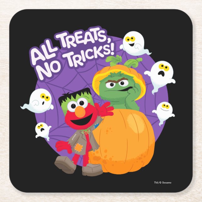 Sesame Street | Alla tricks! Underlägg Papper Kvadrat (Framsidan)