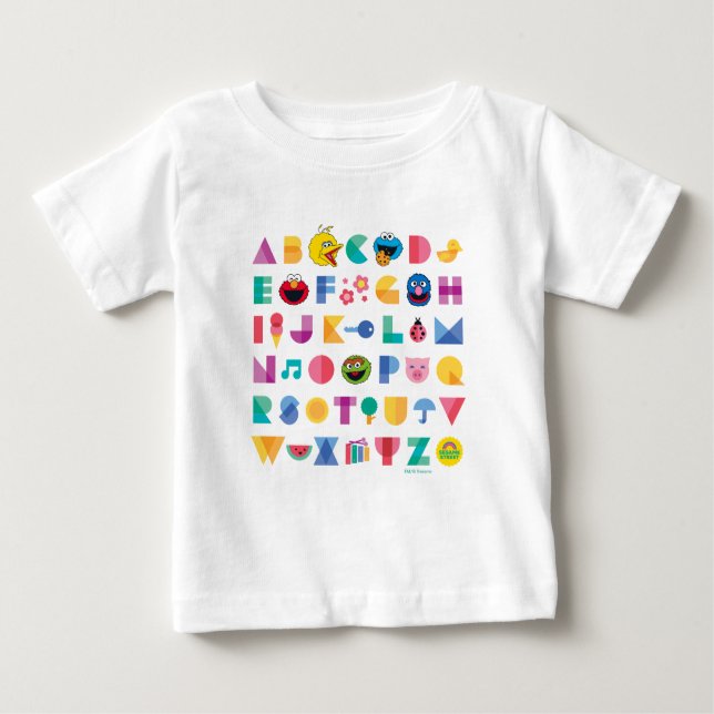Sesame Street Alphabet T Shirt (Framsida)
