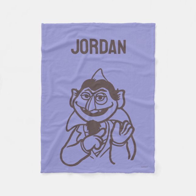 Sesame Street | Antal ledamöter | Lägg till ditt n Fleecefilt (Framsidan)