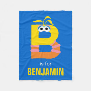 Sesame Street   B är för Big Bird Fleecefilt