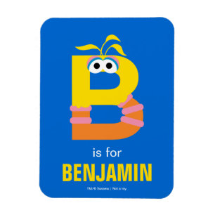 Sesame Street B är för Big Bird Magnet