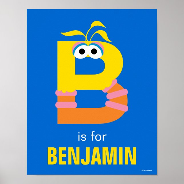 Sesame Street | B är för Big Bird Poster (Framsidan)