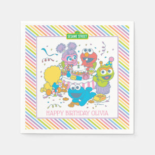 Sesame Street Baby Första Birthday Pappersservett