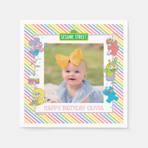 Sesame Street Baby Första Birthday Pappersservett