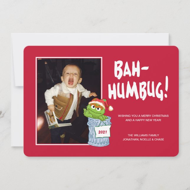 Sesame Street | Bah Humbug Oscar med Photo (Framsida)