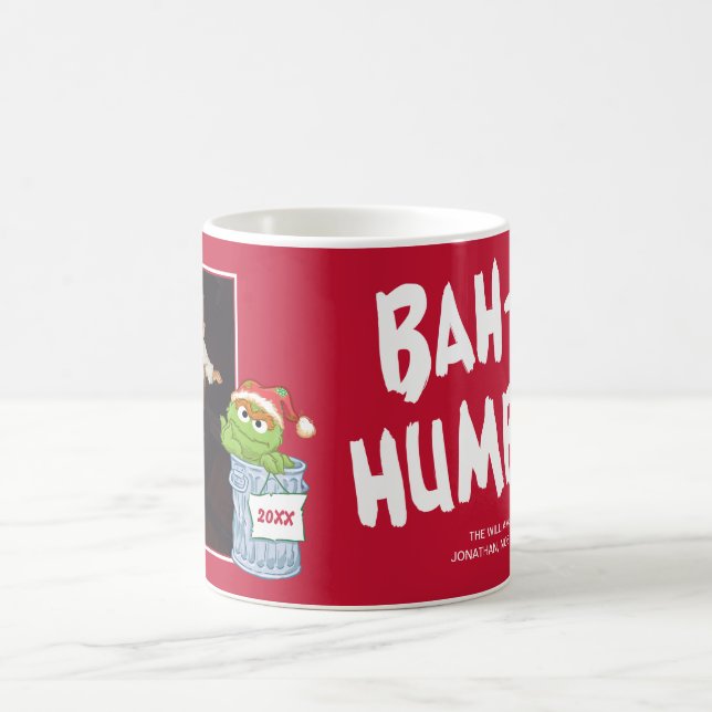 Sesame Street | Bah Humbug Oscar med Photo Kaffemugg (Center)