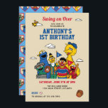 Sesame Street Baseball Birthday Inbjudningar<br><div class="desc">Celebrate your little slugger’s special day with this playful Sesame Street baseball birthday invitation! The design features favorite Sesame Street characters, including Big Bird, Elmo holding a red baseball bat, Cookie Monster, Oscar the Grouch, Bert, and Ernie, all dressed up and ready for a fun baseball game. A cheerful yellow...</div>