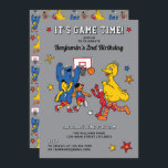 Sesame Street Basketball Birthday Inbjudningar<br><div class="desc">Get ready for a slam dunk celebration with this vibrant Sesame Street basketball birthday invitation! The design features Big Bird, Elmo, Cookie Monster, and Ernie dressed in colorful jerseys and sneakers as they play an exciting game of basketball. Big Bird is about to score, while Cookie Monster raises his arms...</div>