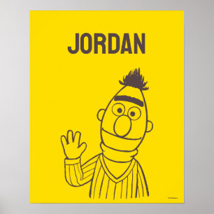 Sesame Street   Bert Bright   Lägg till ditt namn Poster