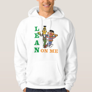 Sesame Street   Bert & Ernie Lean på mig Hoodie