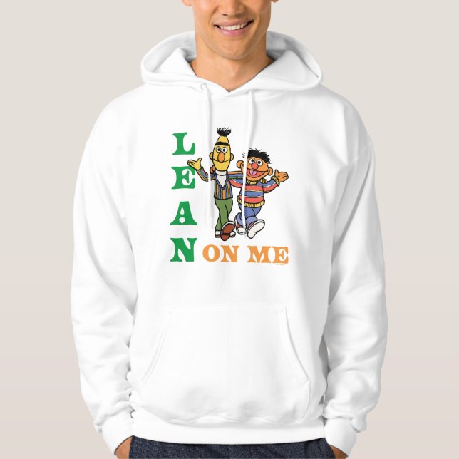 Sesame Street | Bert & Ernie Lean på mig Hoodie (Framsida)