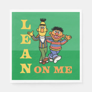 Sesame Street   Bert & Ernie Lean på mig Pappersservett