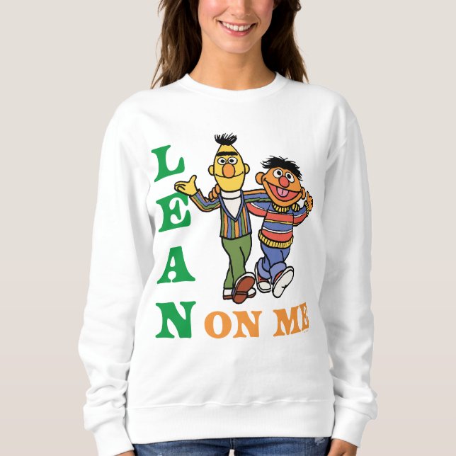 Sesame Street | Bert & Ernie Lean på mig T Shirt (Framsida)