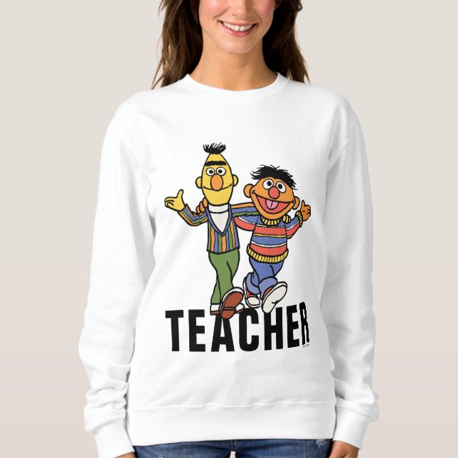 Sesame Street | Bert & Ernie Teacher T Shirt (Framsida)